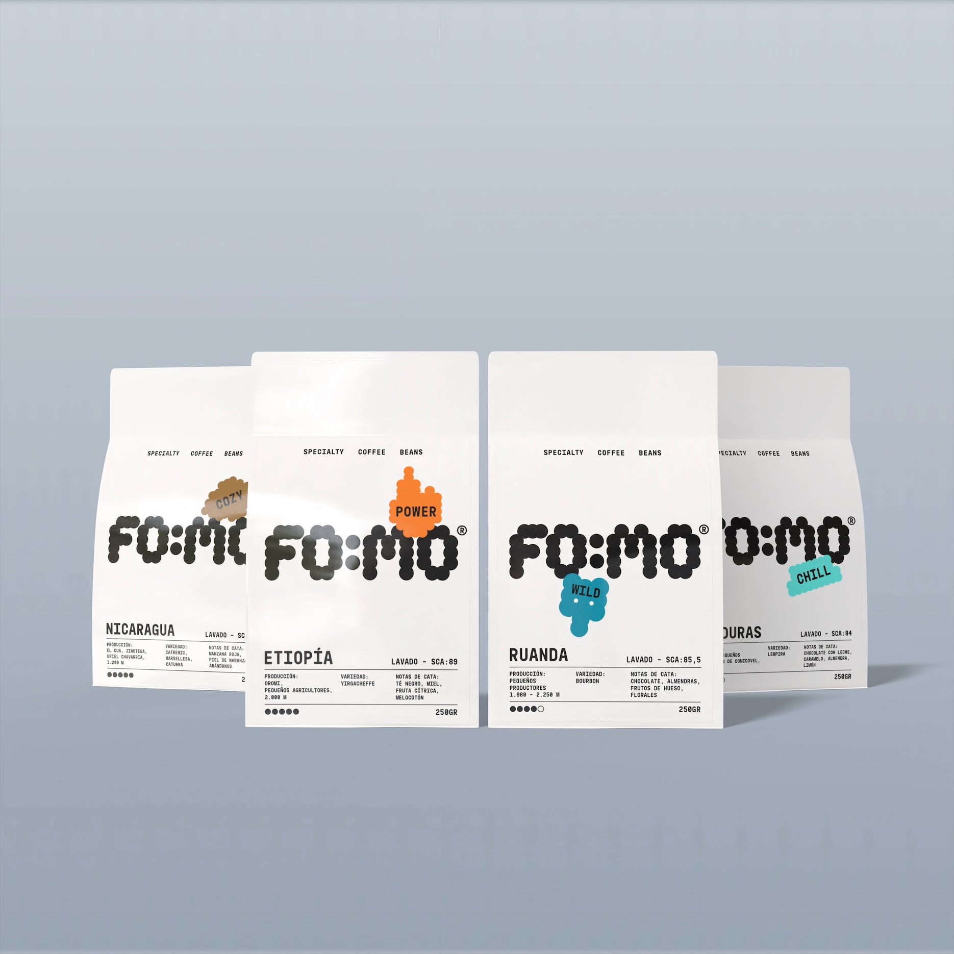 Pack Muy Cafetero - Nicaragua + Honduras + Ruanda + Etiopía